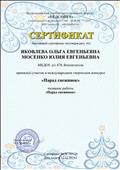 Сертификат за участие в международном творческом конкурсе "Парад Снежинок" 22.12.2019г Сертификат за участие в международном творческом конкурсе "Парад Снежинок" 22.12.2019г